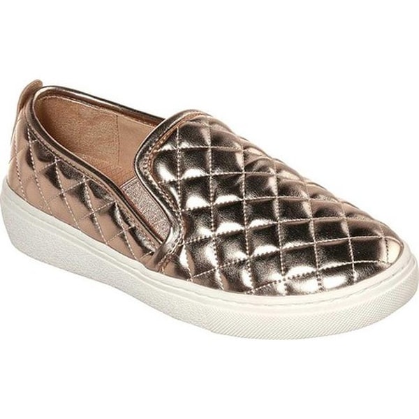 skechers rose gold slip on