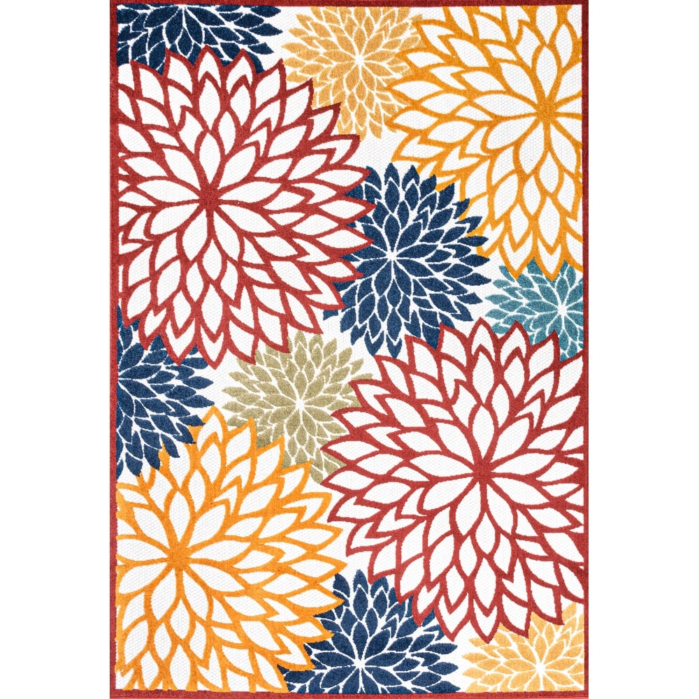 JONATHAN Y Atrani Floral Indoor/Outdoor Area Rug