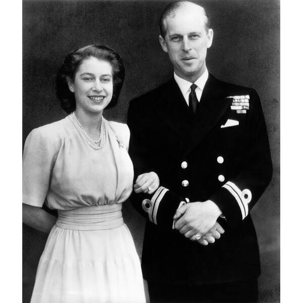 Shop British Royalty Future Queen Of England Princess Elizabeth And Lieutenant Philip Mountbatten History Overstock 24374519