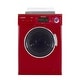 preview thumbnail 10 of 19, Equator Compact 13 lbs Combination Washer Dryer Vented/Ventless Dry + Laundry Pedestal with Drawer