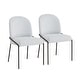 preview thumbnail 4 of 31, Christopher Knight Home - Marden Modern Upholstered Dining Chair Set with Curved High Back - Set of 2