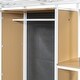 preview thumbnail 13 of 16, Contemporary Design Metal Loft Bed with Built-in Wardrobe, Desk and Shelves, Twin Size