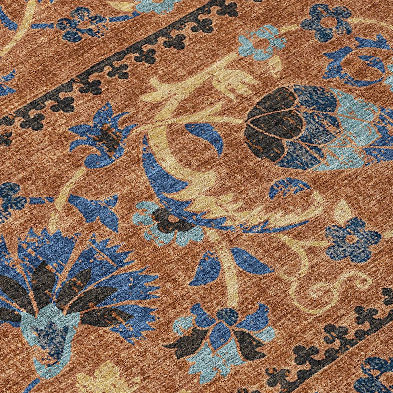 Machine Washable Indoor/ Outdoor Global Alix Chantille Rug