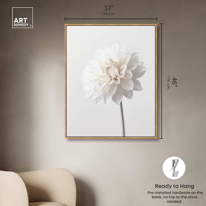 Pristine Blossom I Canvas by Art Remedy