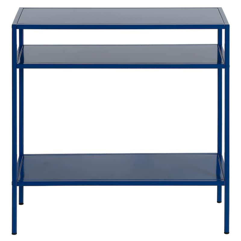 Ricardo Side Table with Metal Shelves