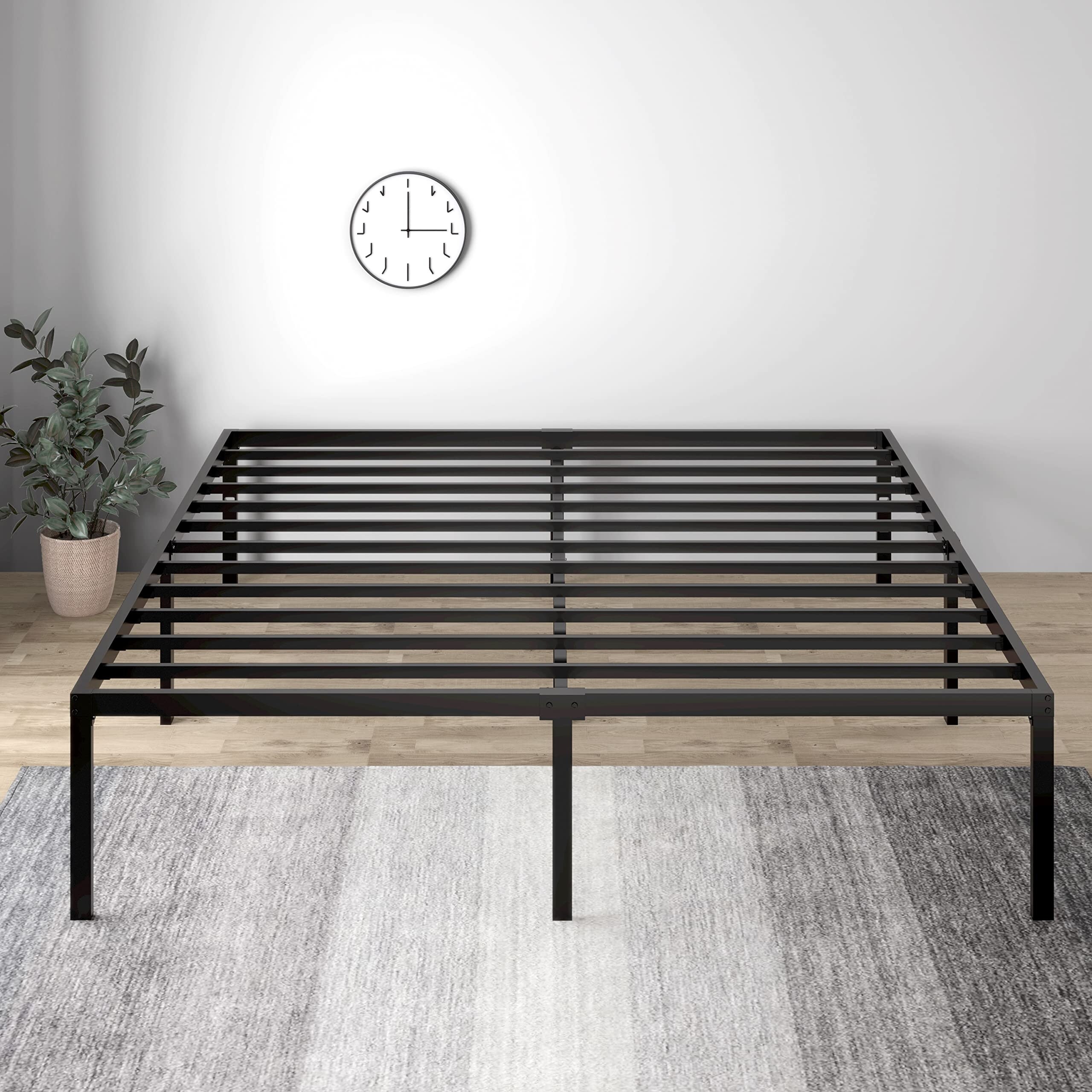 Box spring frame on sale with headboard attachment