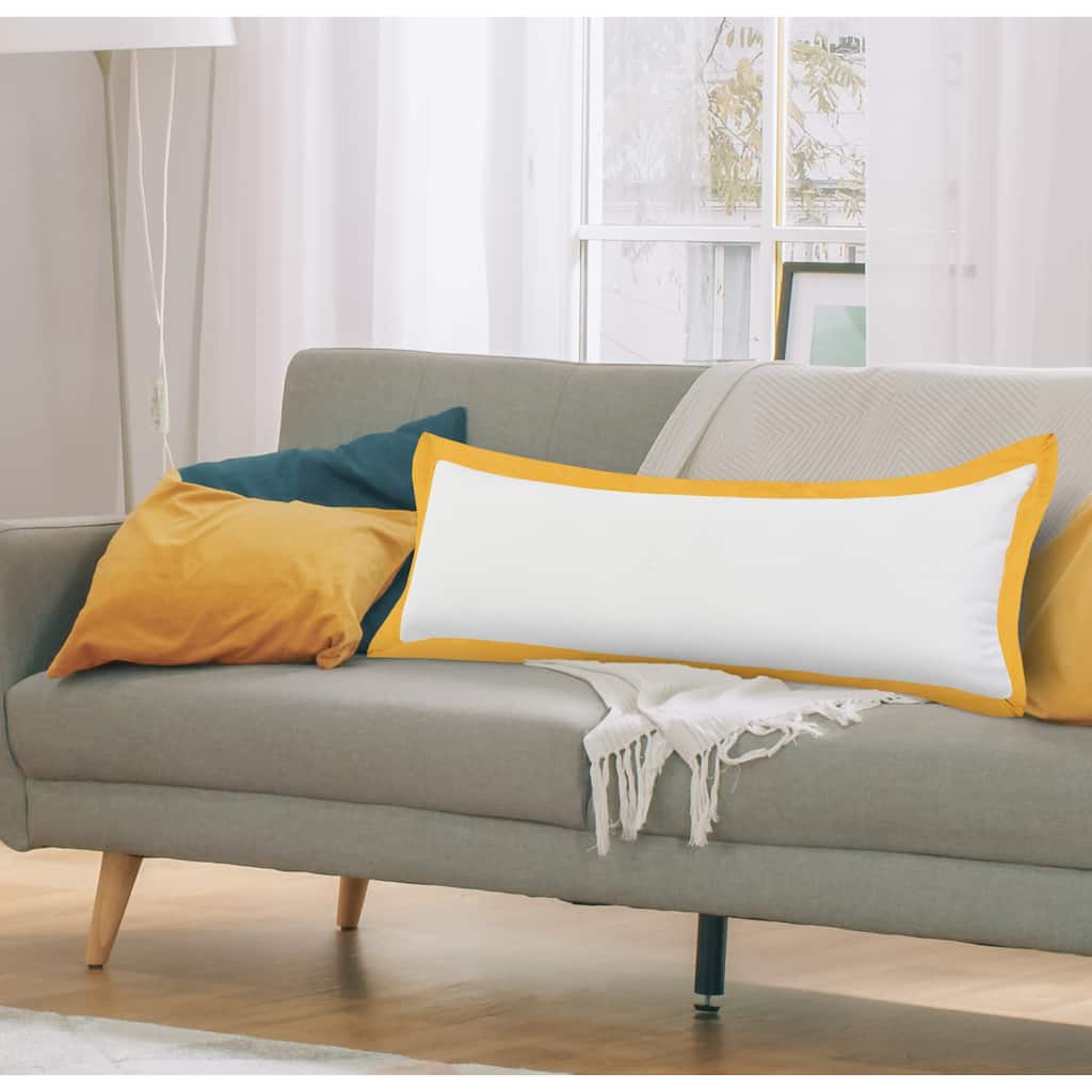 Sevita Golden Empire Bordered Throw Pillow