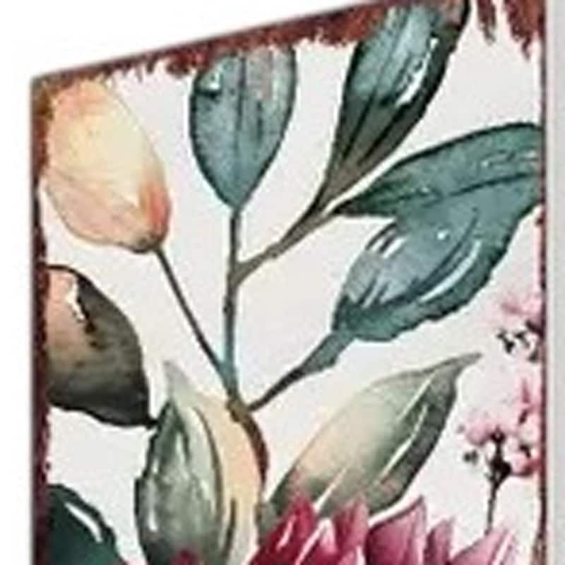 HomeRoots 42" Green Orange And White Solid Wood Pumpkin Garden Stake