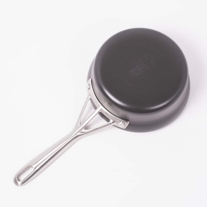 ZWILLING Motion Hard Anodized 1.5-qt Aluminum Nonstick Sauce Pan with Lid - Black