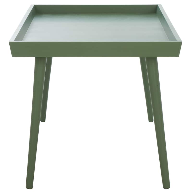 SAFAVIEH Parlee Antique White Coffee Table with Tray - 41.8" x 21.8" x 19" - 42"W x 22"D x 19"H