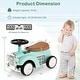 preview thumbnail 14 of 28, Gymax Retro Kids Ride-on Toy Kids Sit to Stand Vehicle with Working