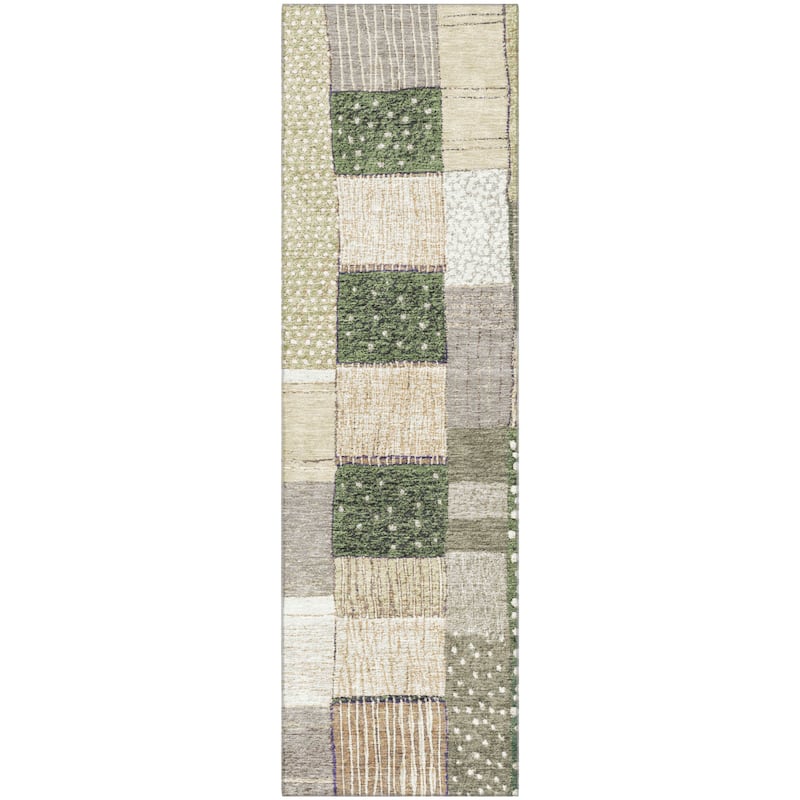 Premium Washable Super Soft Modern Patchwork Mayfield Rug
