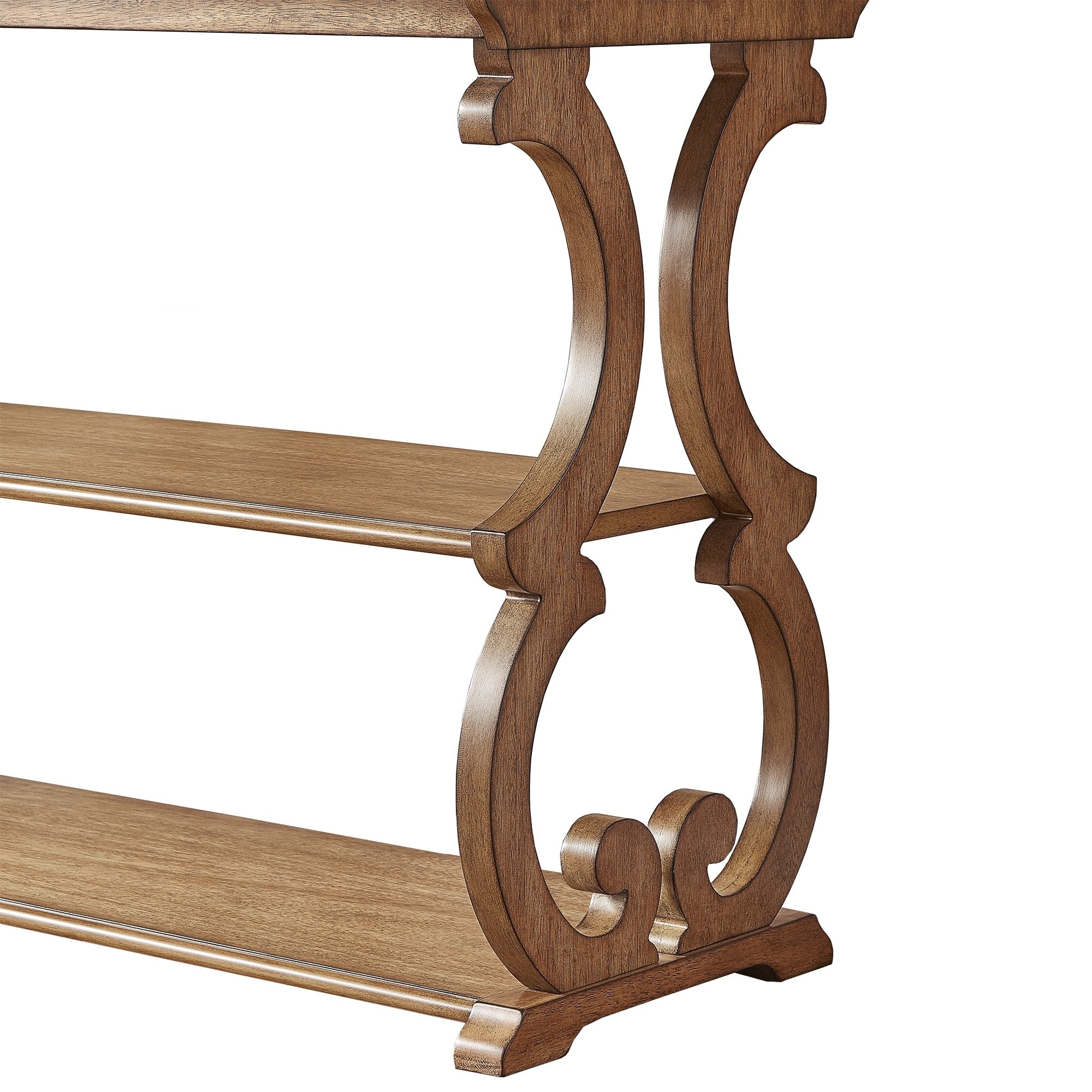 Lorraine wood scroll tv stand new arrivals