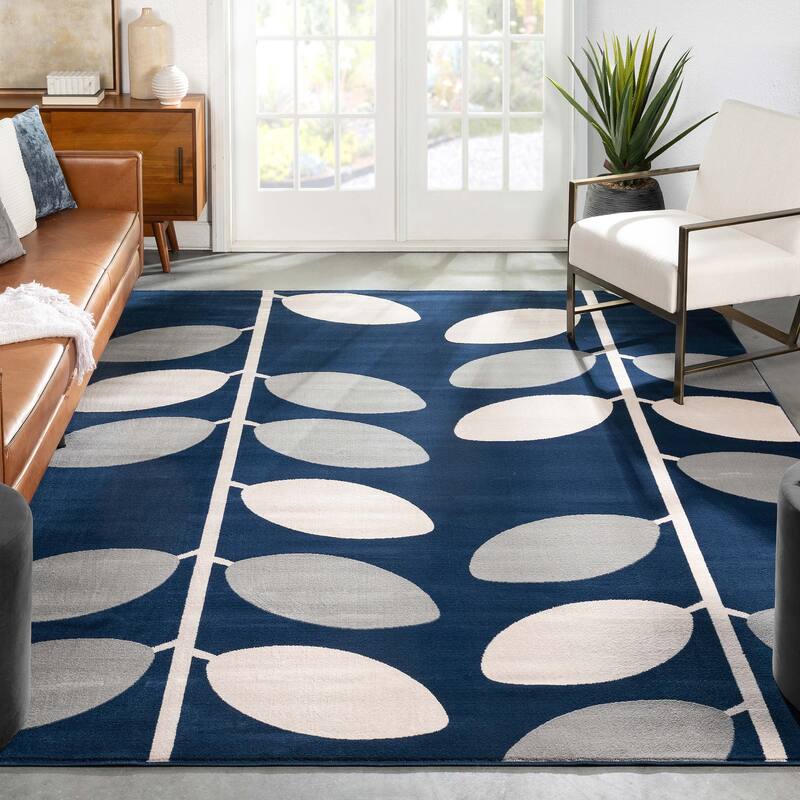 Well Woven Barclay Belinay Botanical Abstract Pattern Floral Area Rug