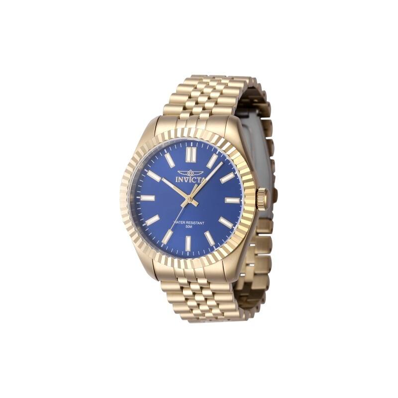 Invicta Men's 47490 Specialty Quartz 3 Hand Blue Dial Watch