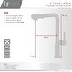 preview thumbnail 18 of 55, STYLISH Kitchen Sink Faucet Single Handle Pull Down Dual Mode in Stainless Steel