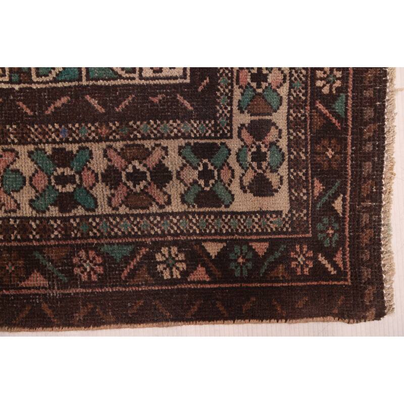 ECARPETGALLERY Hand-knotted Teimani Brown Wool Rug - 3'7 x 5'8