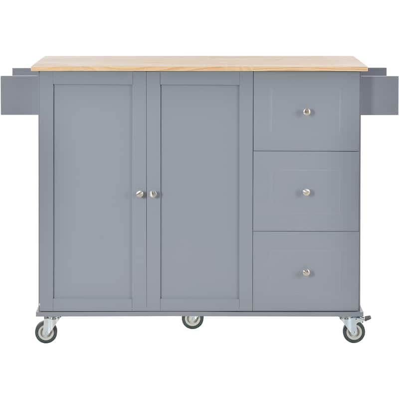 MM Rolling Mobile Kitchen Island