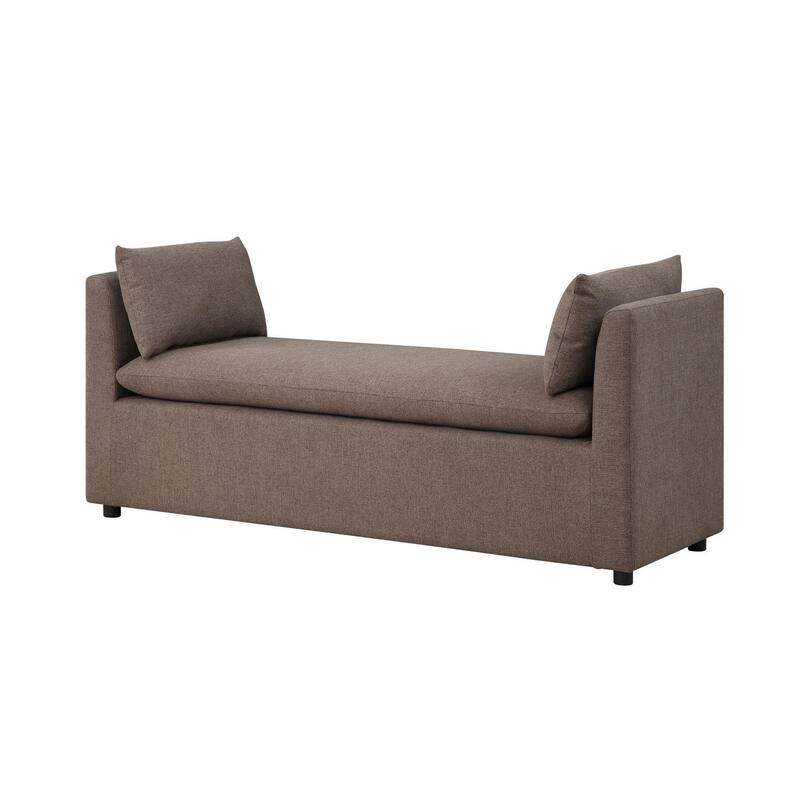 Isiah Brown Raised Arm Accent Bench