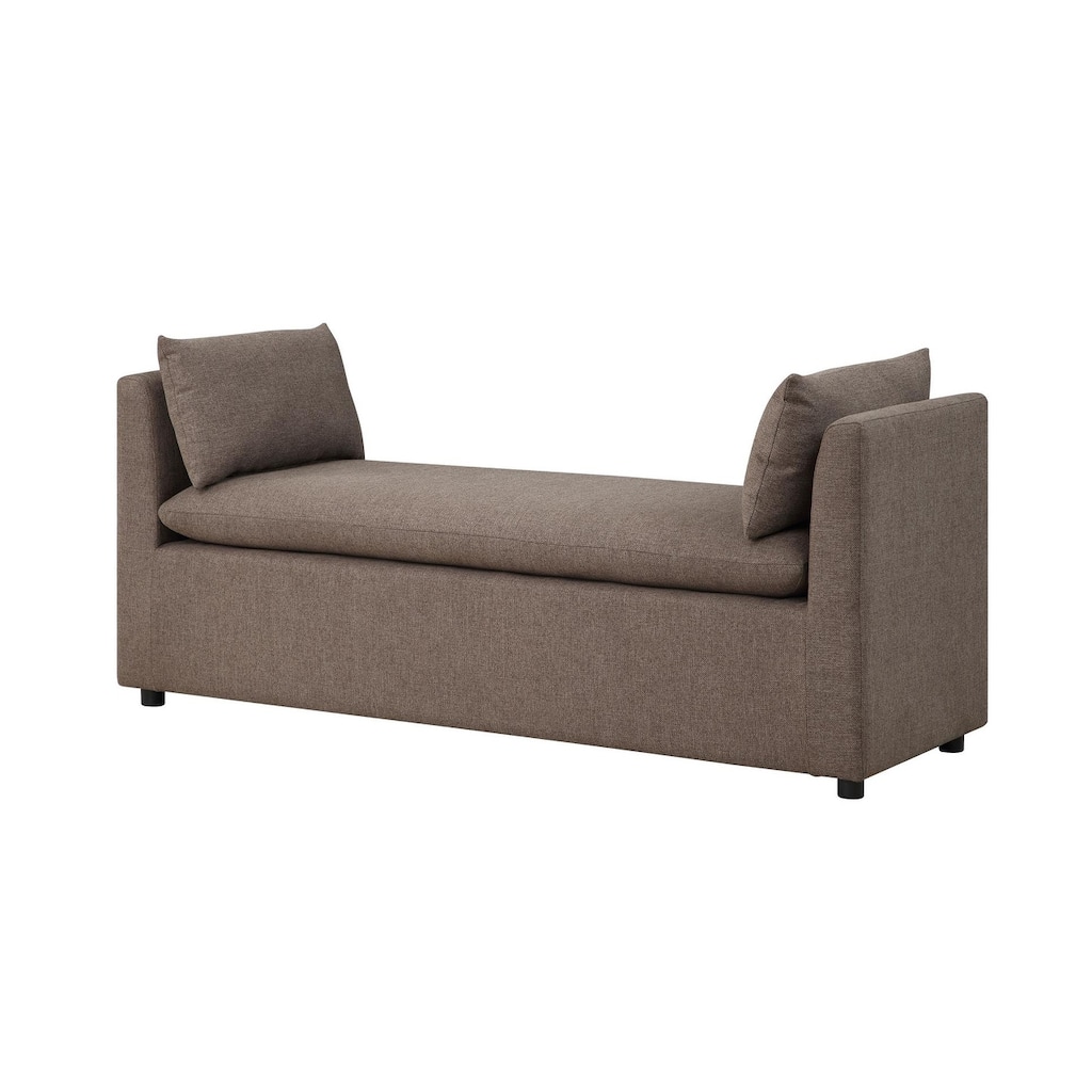 Isiah Brown Raised Arm Accent Bench