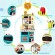 preview thumbnail 17 of 18, Costway Kids Kitchen Playset with Realistic Sounds Lights Play Sink 95 - See Details