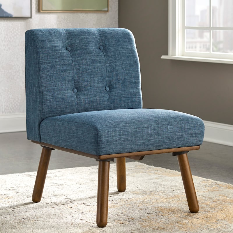 Simple Living Playmate Armless Accent Chair - Blue