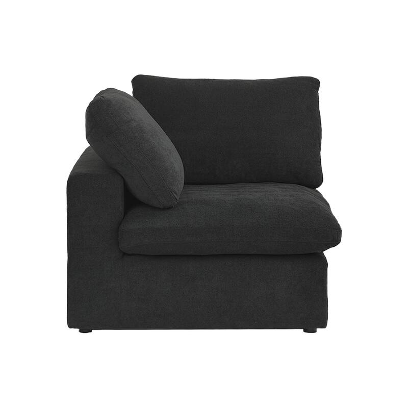 U Shape Couches for Living Room, 6-Seats Modular Convertible Sectional Sofa Couch