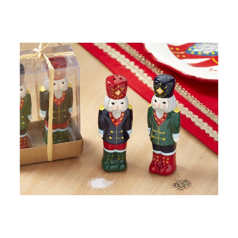 Nutcracker Soldiers Salt and Pepper Shaker Collectibles Set of 2