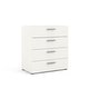 preview thumbnail 61 of 59, Porch & Den Angus Contemporary 4-drawer Engineered Wood Chest White woodgrain