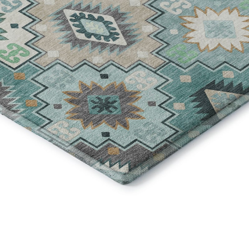 Premium Washable Super Soft Southwest Tribal Mayfield Rug