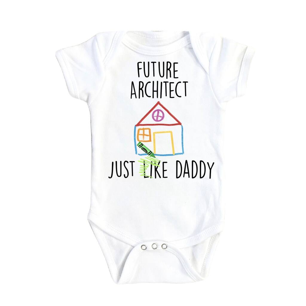 Future Architect - Baby Boy Girl Clothes Infant Bodysuit Funny Cute Newborn