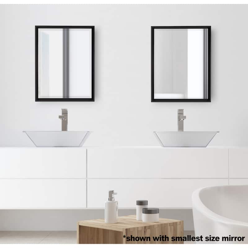 Kate and Laurel Calter Glam Framed Wall Mirror