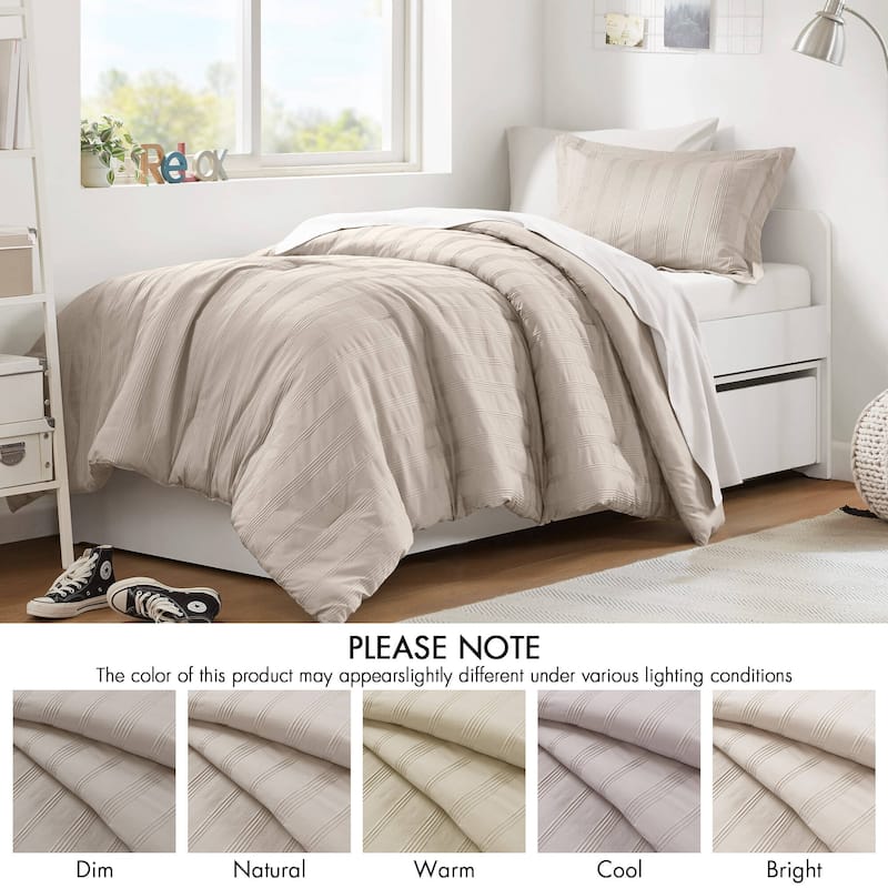 Chelsea Square Logan Woven Striped Comforter Set
