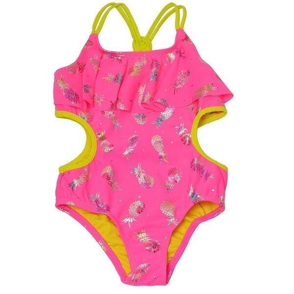 Shop Limited Too Little Girls Hot Pink Pineapple Monokini One
