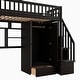 preview thumbnail 27 of 27, Twin size Loft Bed with Bookshelf, Drawers, Desk and Wardrobe