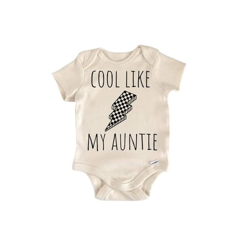Cool Aunt Auntie - Baby Boy Girl Clothes Infant Bodysuit Funny Cute Newborn
