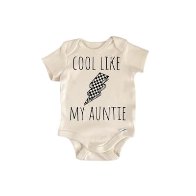 Cool Aunt Auntie - Baby Boy Girl Clothes Infant Bodysuit Funny Cute Newborn