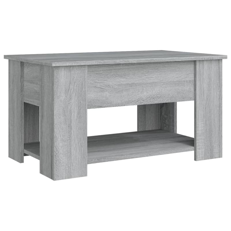 vidaXL Coffee Table Lift Top End Table Accent Side Sofa Table Engineered Wood - 31.1" x 19.3" x 16.1"