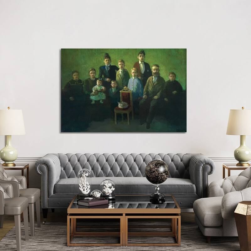 iCanvas "Difficult Family" by Michael Sowa Canvas Print