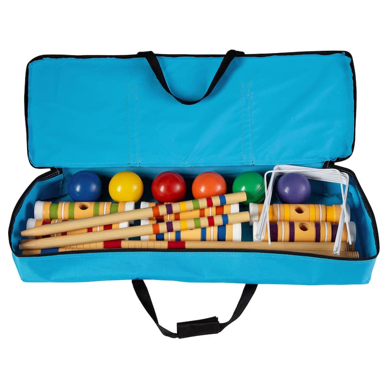 Trademark Games Complete Croquet Set with Carrying Case