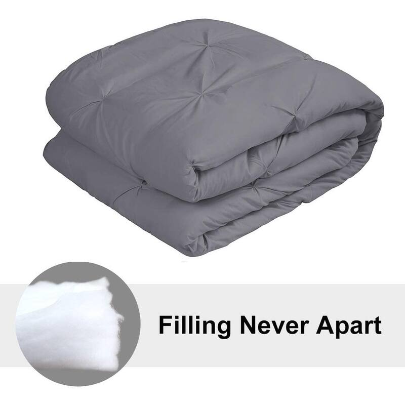 Shatex Pintuck Bedding Comforter Sets