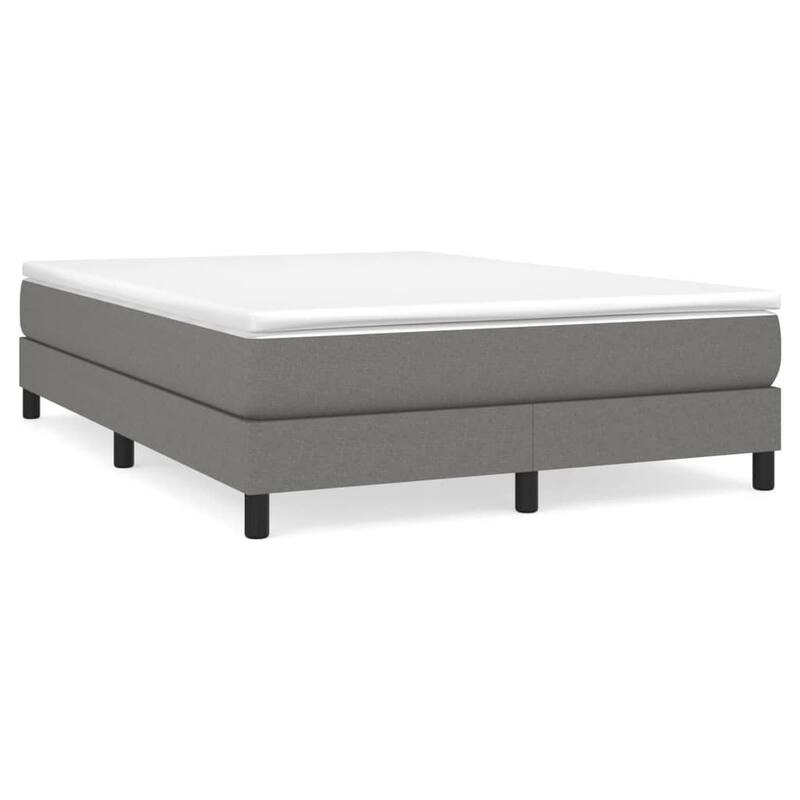 vidaXL Bed Frame Box Spring Platform Bed Base Frame Mattress Foundation Fabric