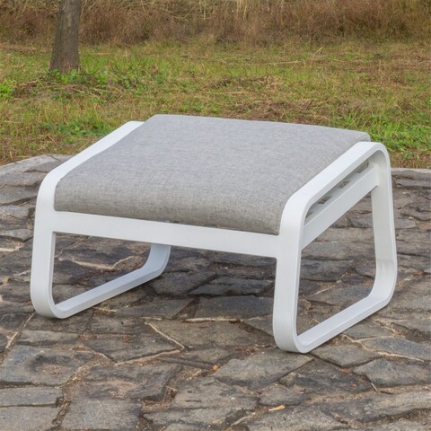 Jordan Patio Ottoman with Cushion, Set of 2