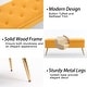 preview thumbnail 59 of 92, Velvet Storage Ottoman Bench with gold legs and Nailhead Trim for Bedroom/End of Bed/Entryway/Window