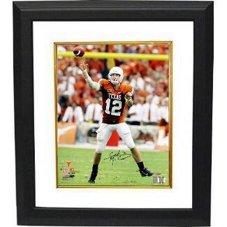Shop Colt Mccoy Signed Texas Longhorns 16x20 Photo Custom Framed