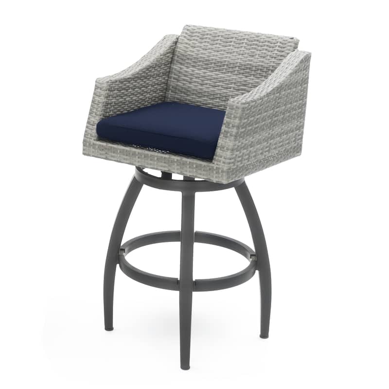 Cannes 5 Piece Sunbrella Outdoor Patio Barstool Set