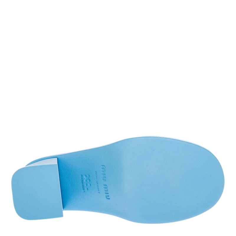Miu Miu Rubber Heeled Mules