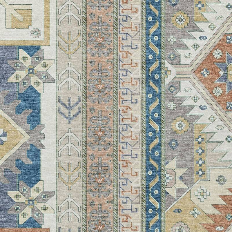 HomeRoots Aztec Transitional Rectangle Outdoor Rug