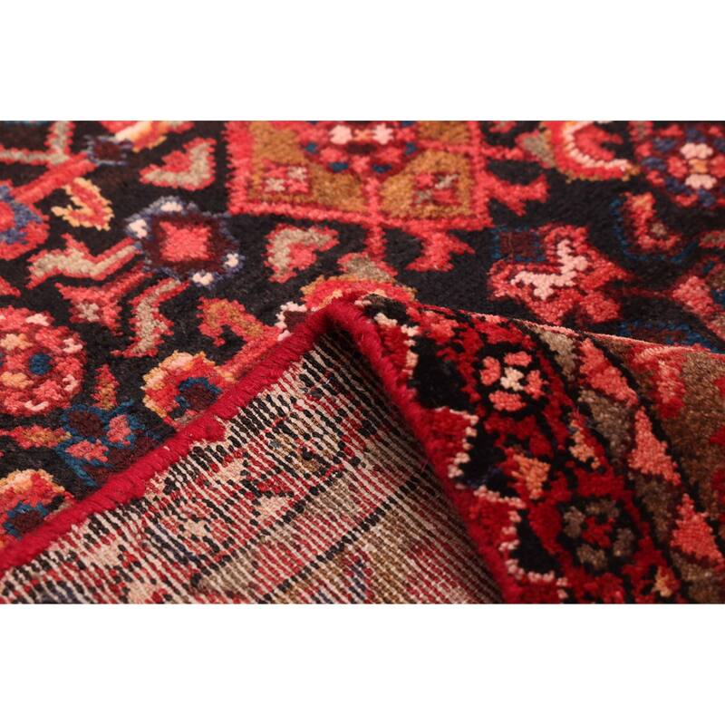 ECARPETGALLERY Hand-knotted Andelz Black Wool Rug - 3'7 x 10'5