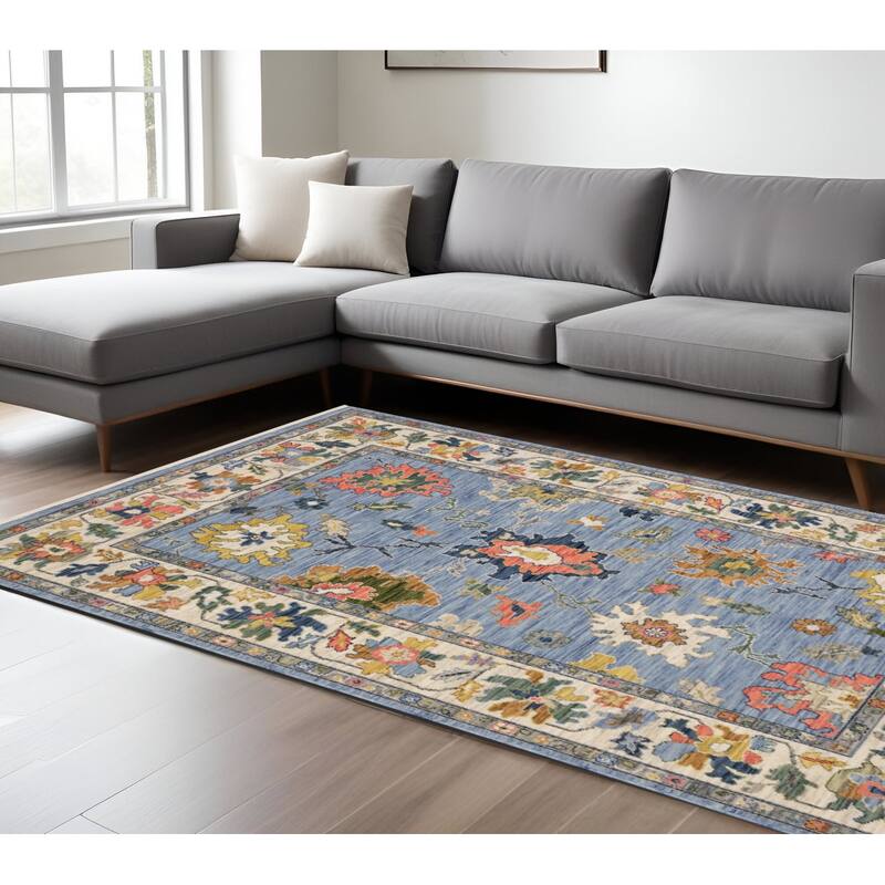 HomeRoots Oriental Traditional Rectangle Area Rug - 155.12 in. x 118.11 in.  x 0.32 in.